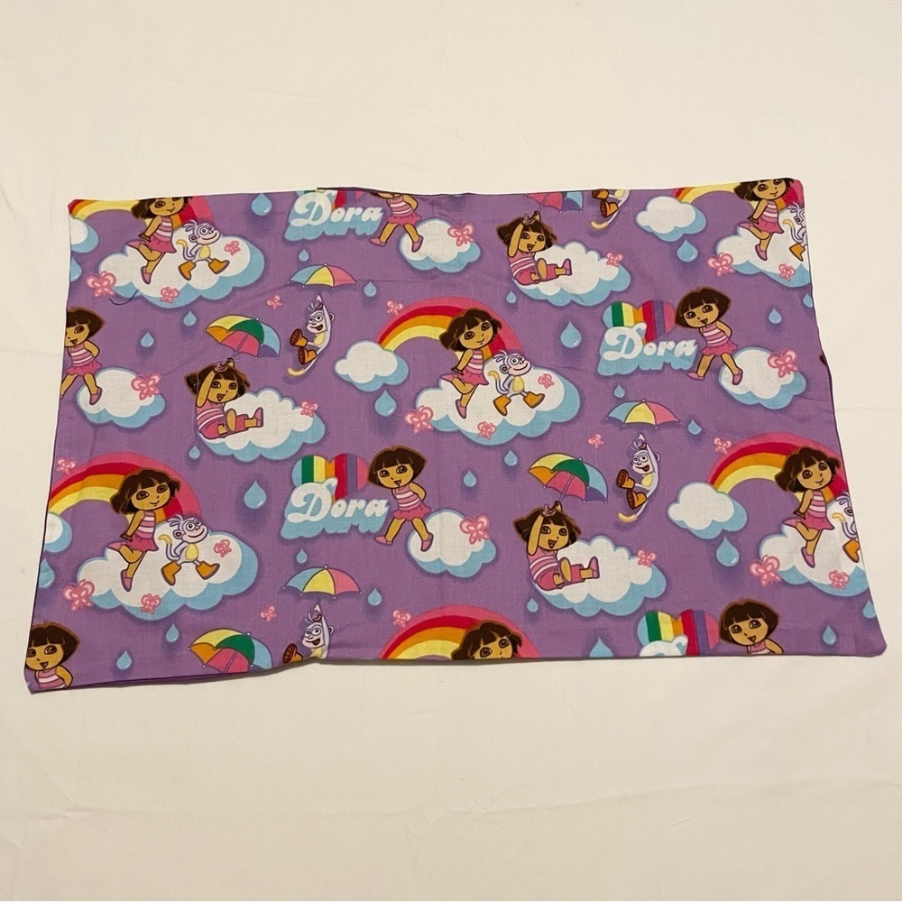 Dora the Explorer Pillowcase Homemade 20” x 12.5” Pillow Case